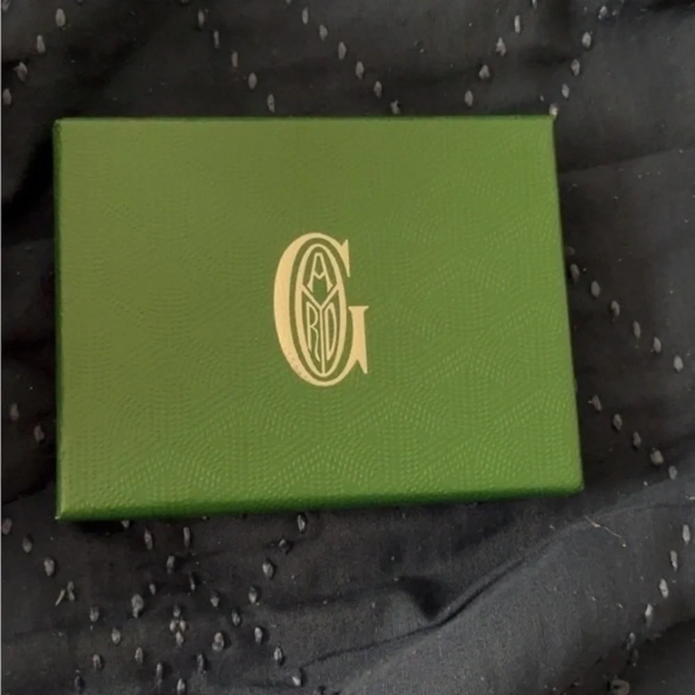 Goyard Green and Gray Card Holder